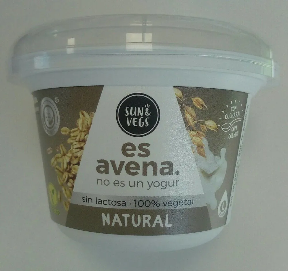 Es avena. Natural.