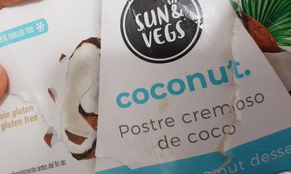 Coconut. Postre cremoso de coco
