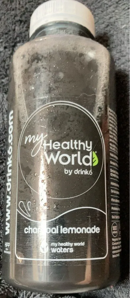 My Healthy World charcoal lemonade