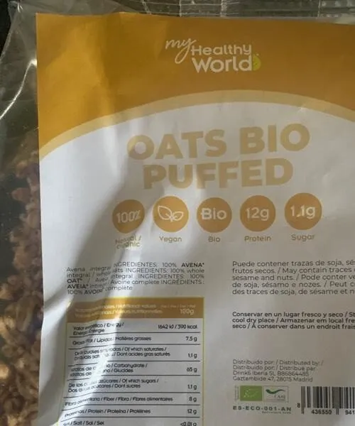 Oats bio puffed