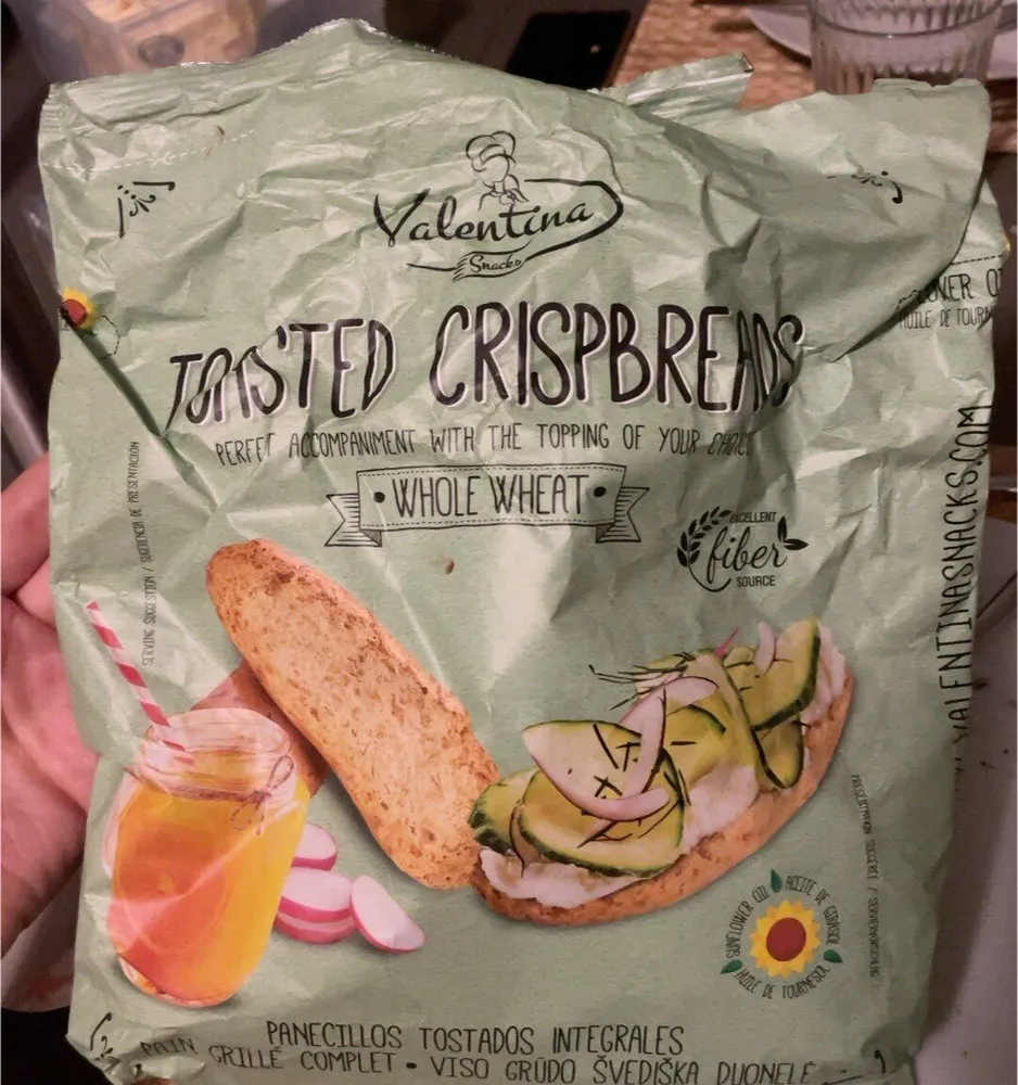 Toasted crispbreads