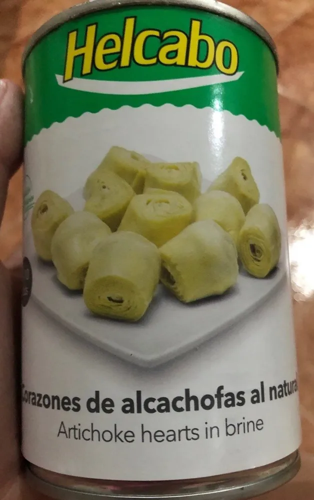 Corazones de alcachofas al natural