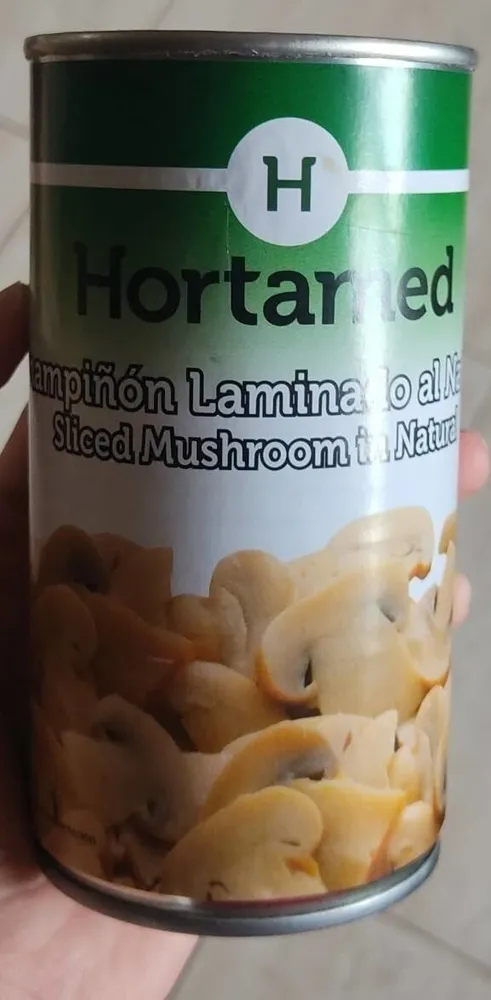 Champiñón laminado al natural