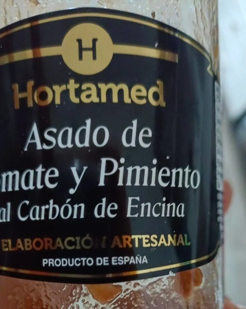 Asado de tomate y pimiento al carbon