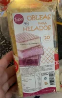 Oblea para helados