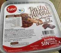 Pastas de avena con chocolate