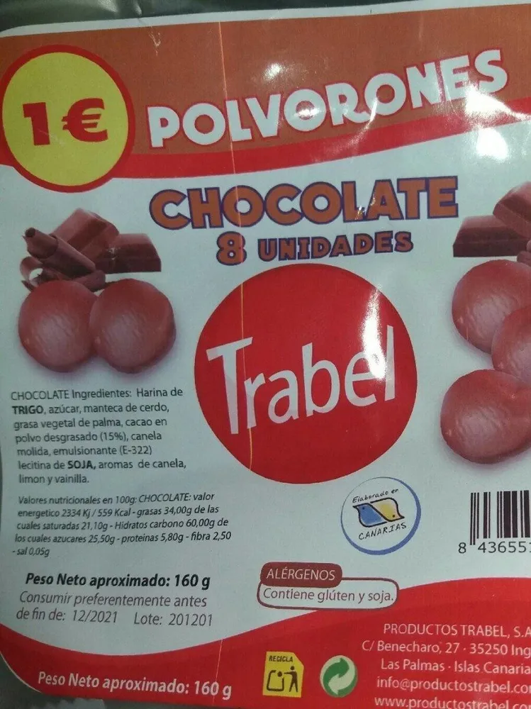 Polvorones chocolate