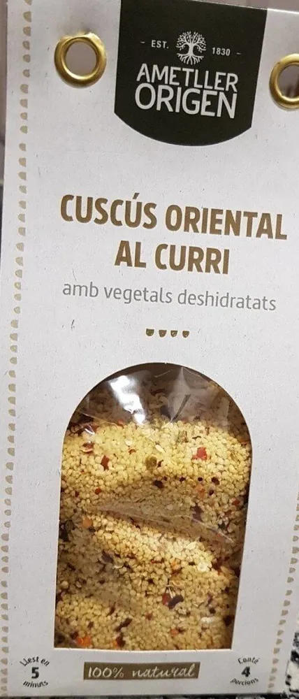 Cuscús oriental al curri