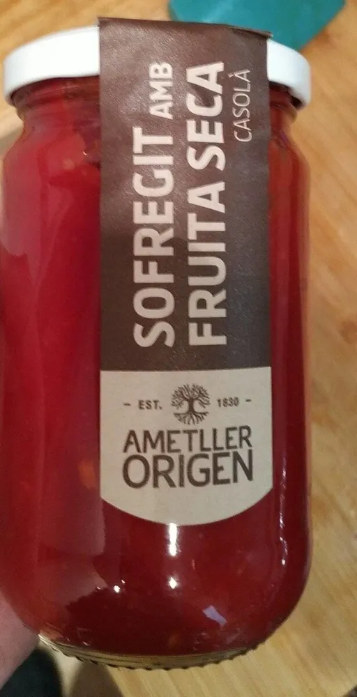 Sofregit amb fruita seca