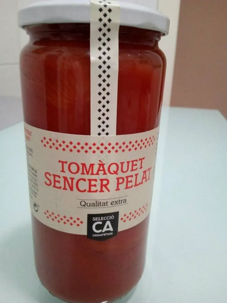 Tomàquet sencer pelat