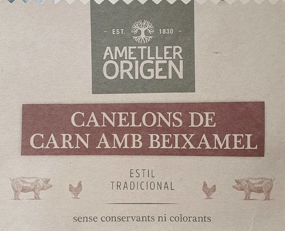 Canelons de Carn amb Beixamel
