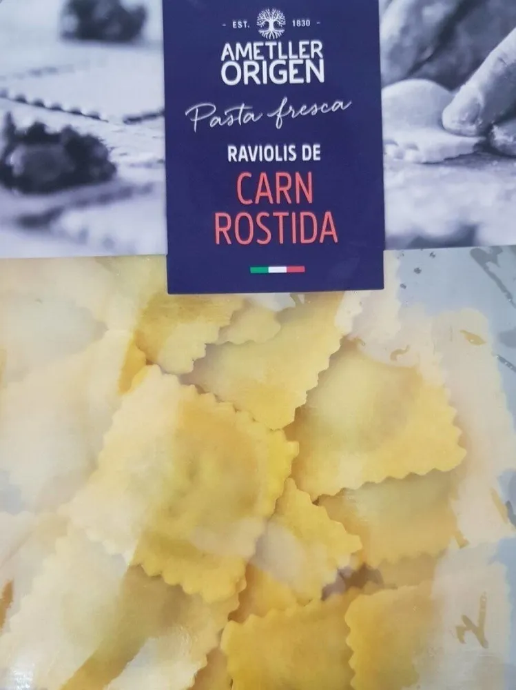 Raviolis carn Rostida AMETLLER