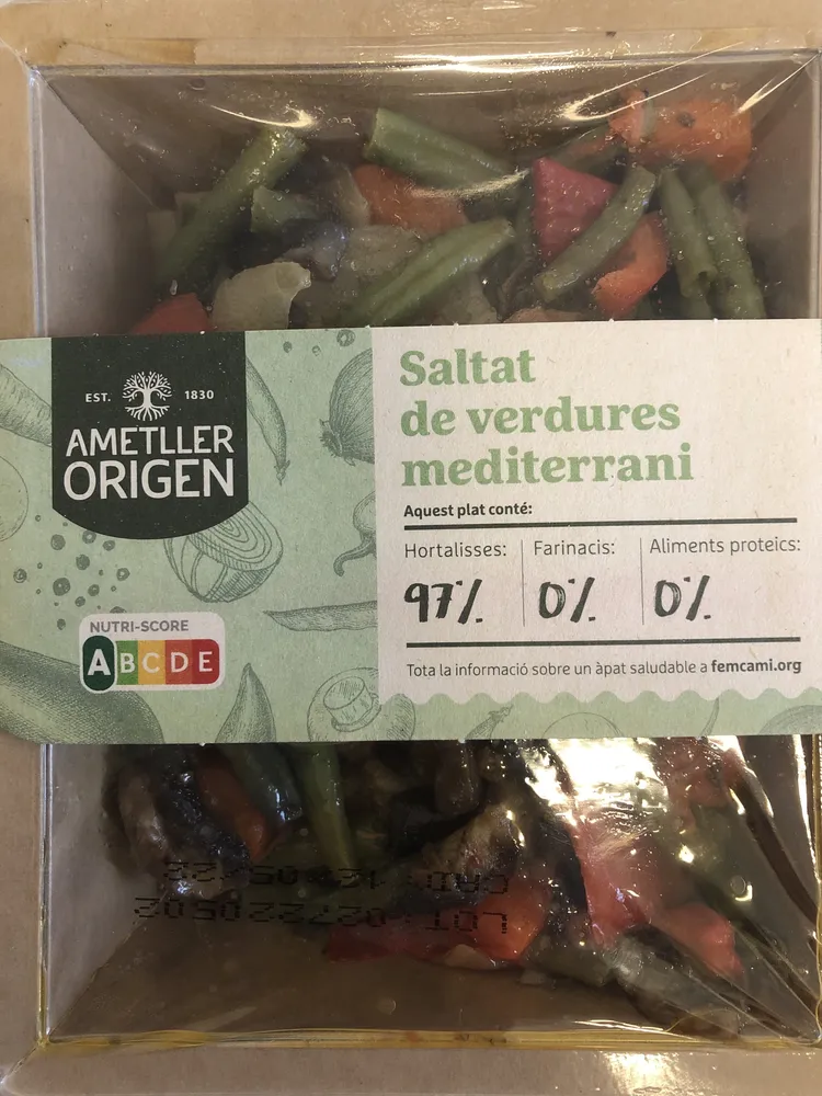 Saltat de Verdures Mediterrani
