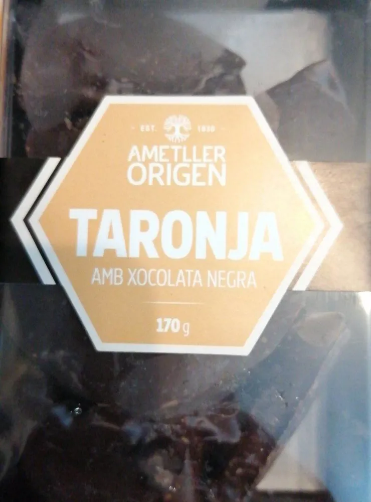 Taronja amb xocolata negra