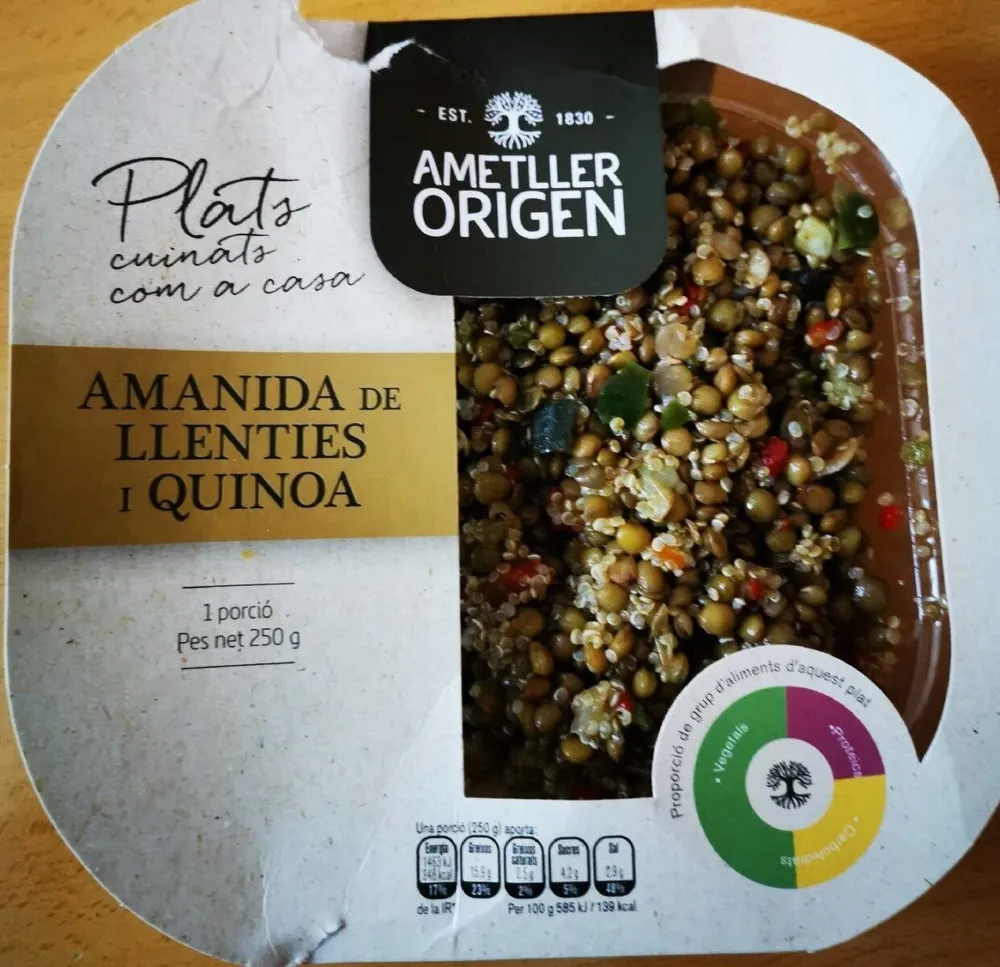 Ensalada de Lentejas y Quinoa
