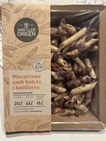 Macarrons amb bolets i botifarra