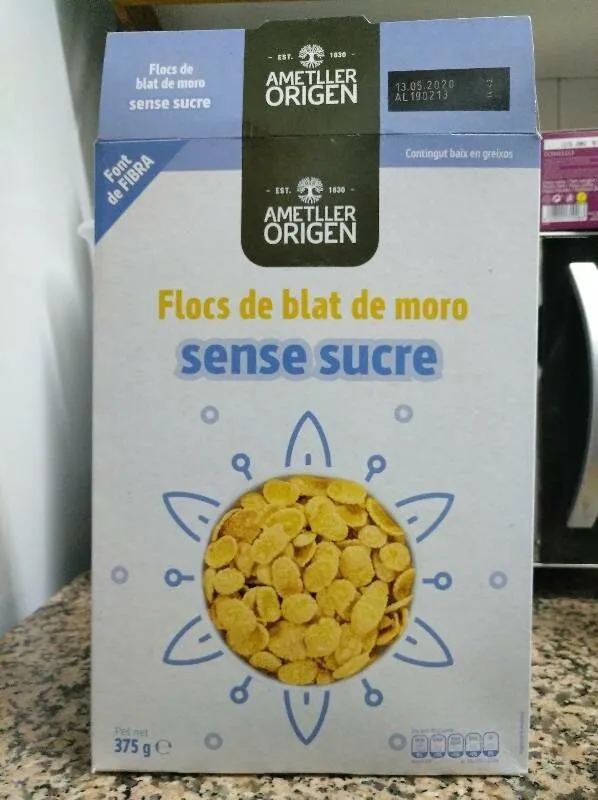 Copos de maíz sin azucar