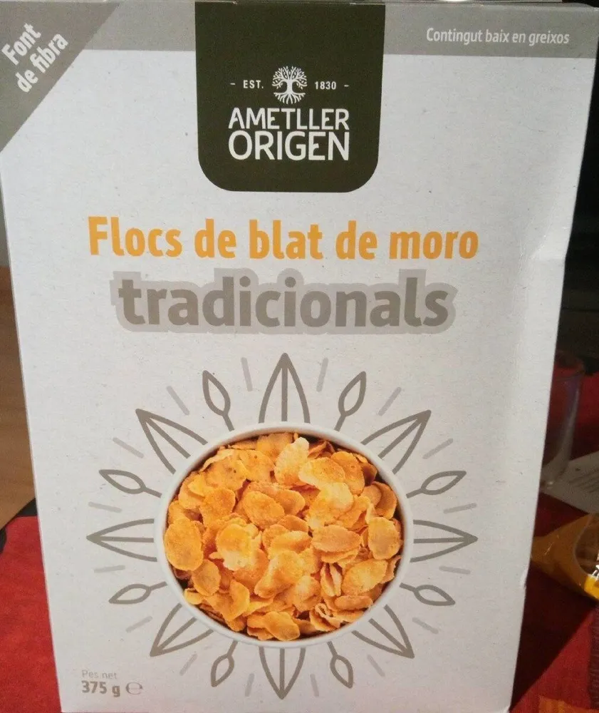 Flocs de blat de moro tradicional