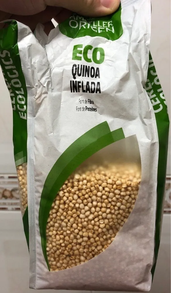 Quinoa inflada