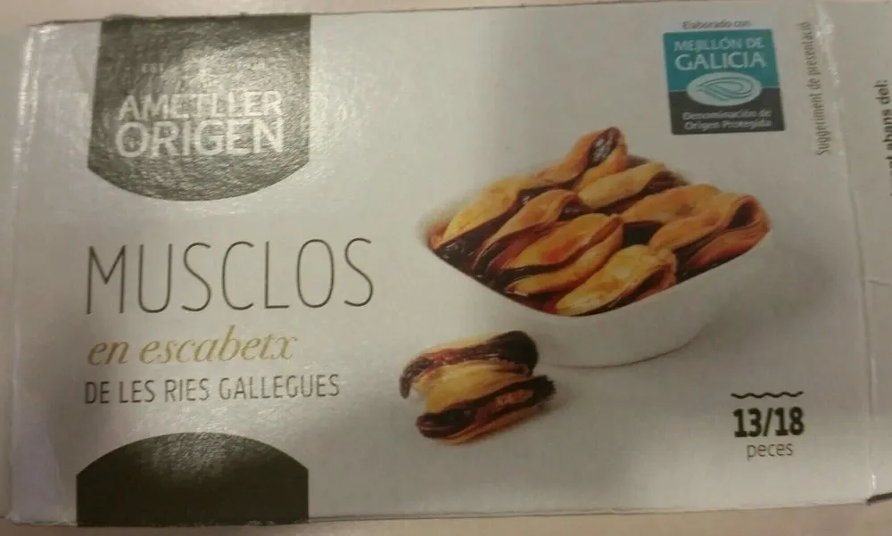 Musclos en escabetx de les ries gallegues