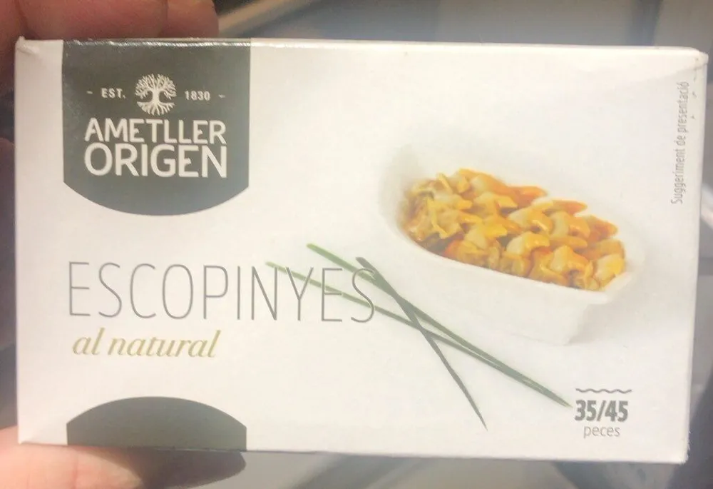 Escopinyes al natural
