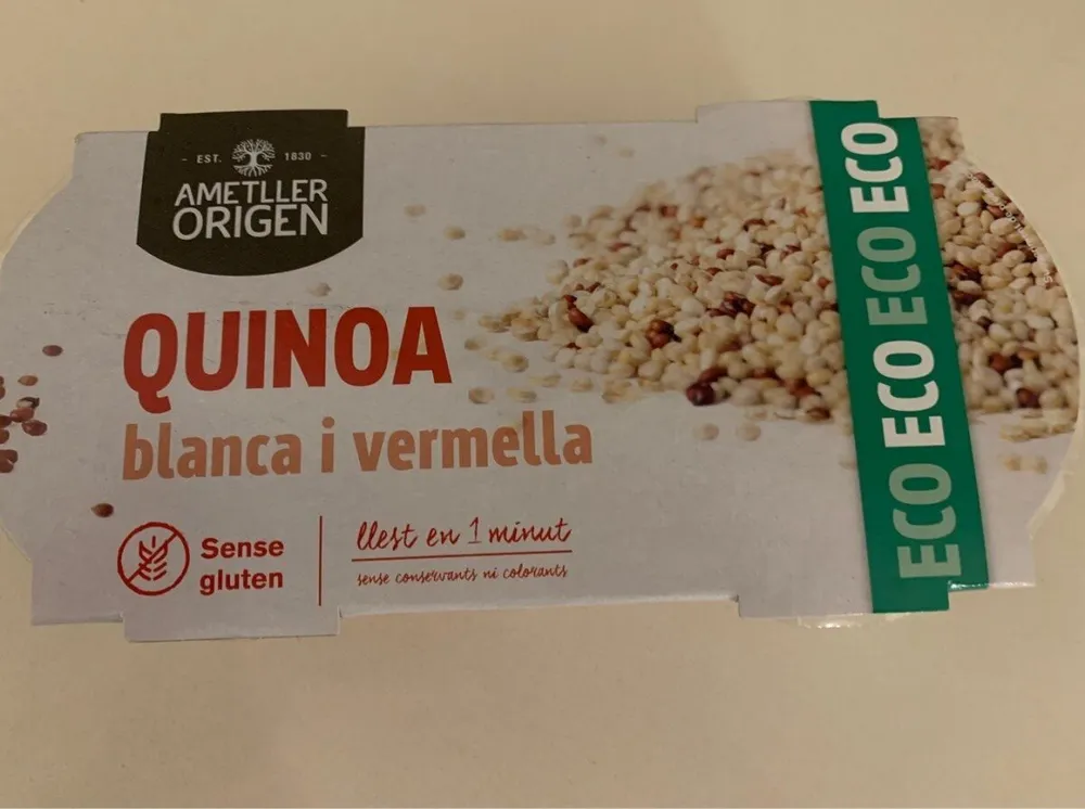 Quinoa blanca y vermella