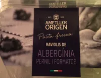 Pasta Fresca Raviolis d'albergínia