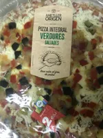 Pizza integral verdures saltades
