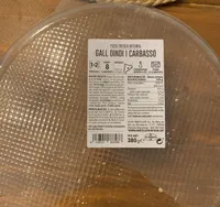 Pizza gall dindi i carbasso