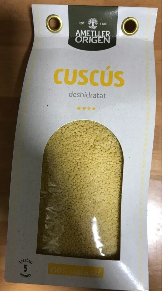 Cuscus deshidratado