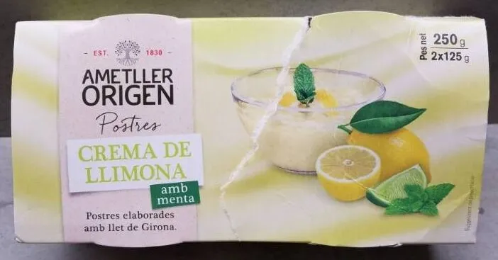 Crema de Llimona