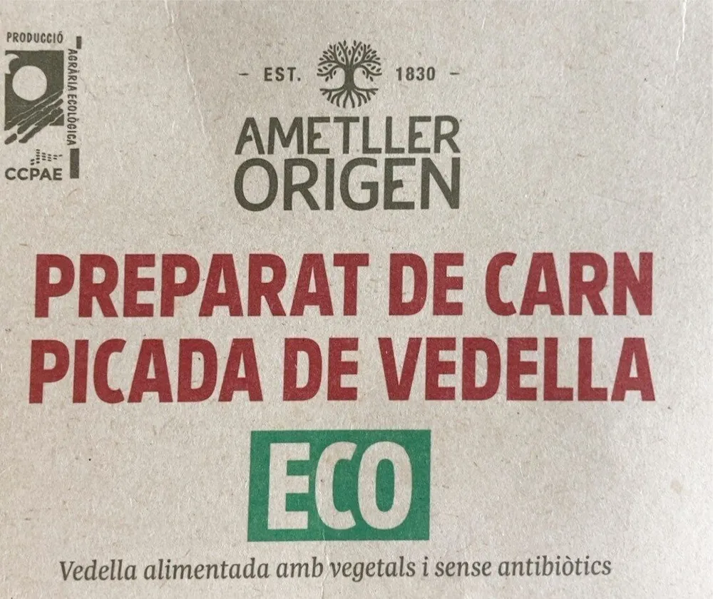 Preparado picada vedella ECO