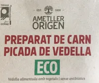Preparado picada vedella ECO