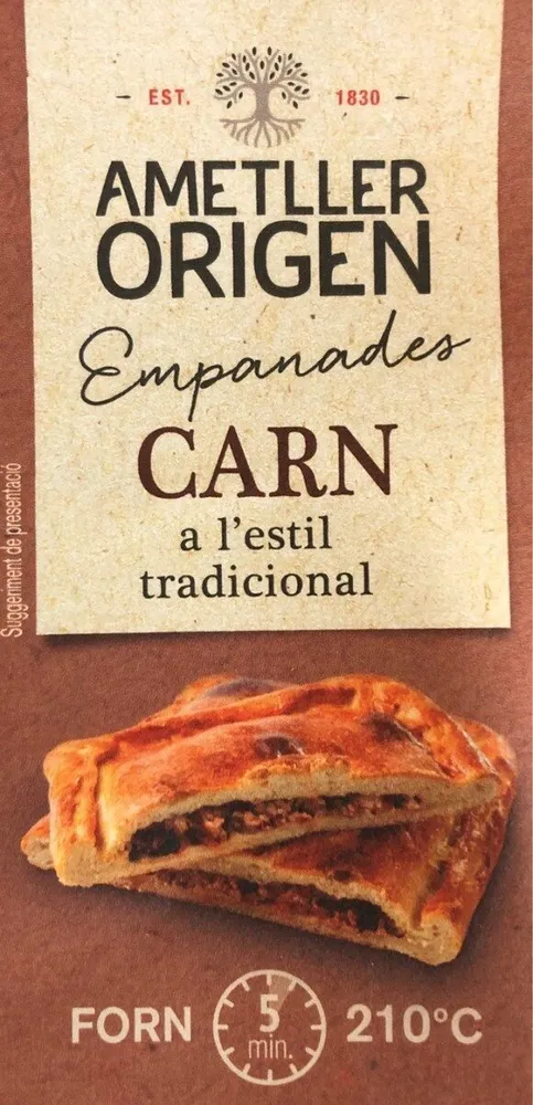 Empanada carn a l'estil tradicional
