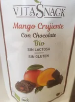 Mango crujiente con chocolate