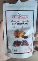 Mango crujiente con chocolate