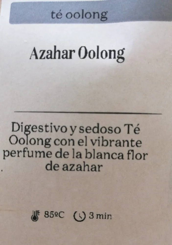 Azahar oolong