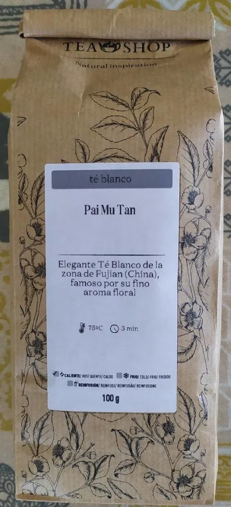 Té blanco Pai mu tan