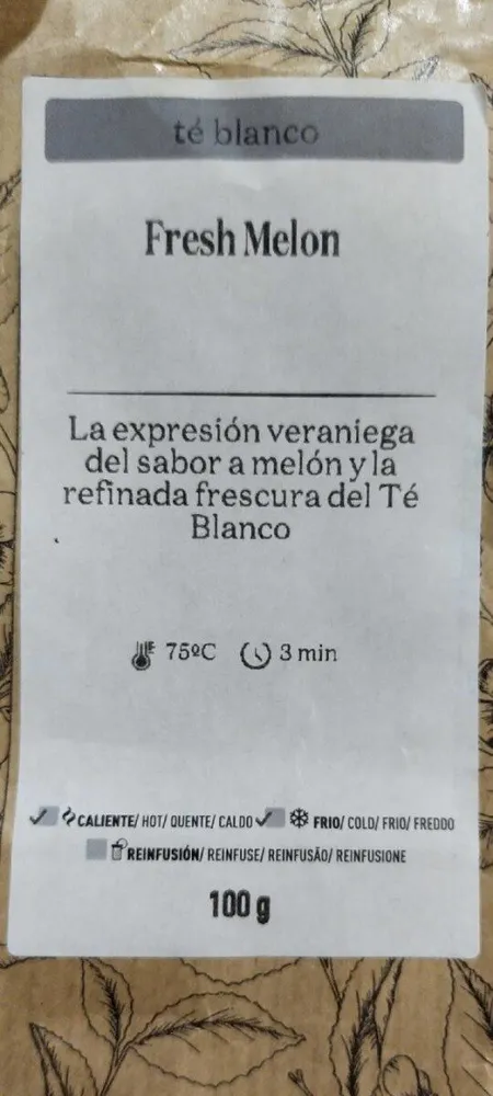 Te fresh melón