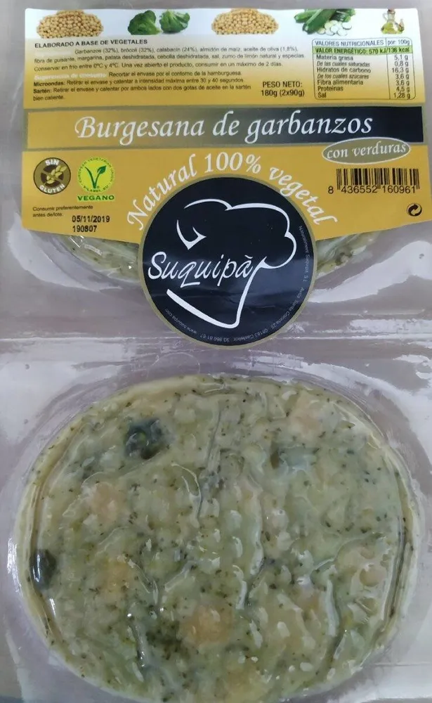 burguesana de garbanzos