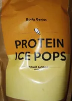 Protein ice pops peanut banana
