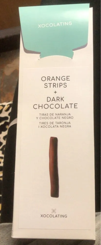 Orange strips + dark chocolate
