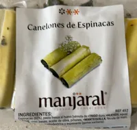 Canelones de espinacas