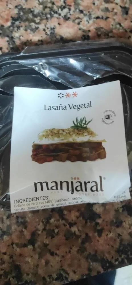 Lasaña vegetal