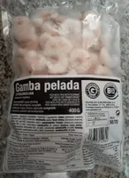 Gamba pelada ultracongelada