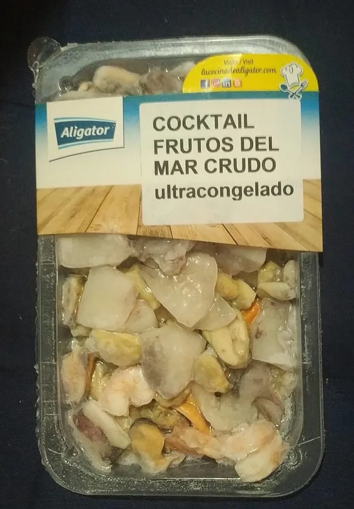 Cocktail frutos del mar crudo ultracongelado