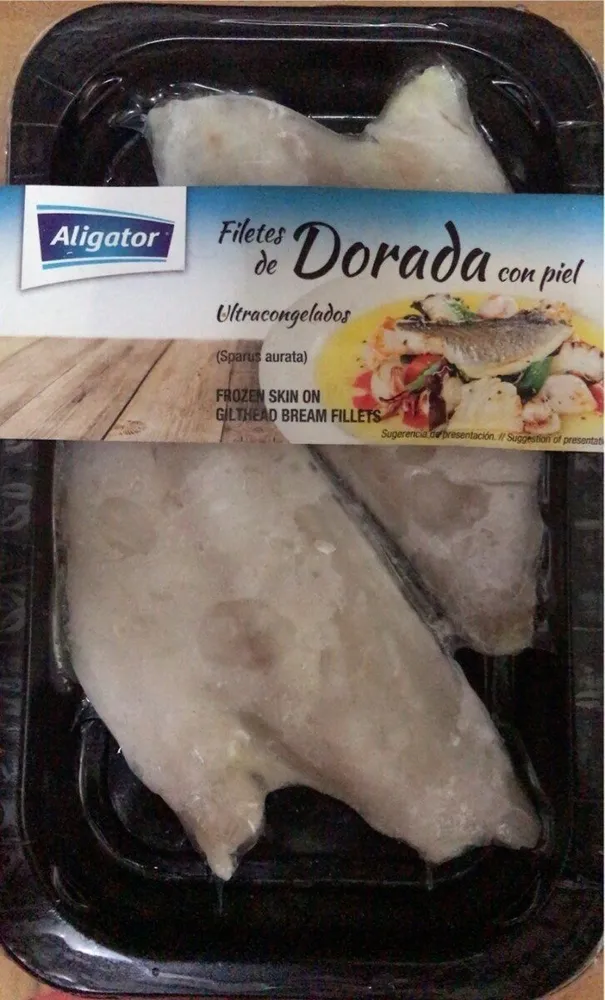 Filetes de Dorada con piel