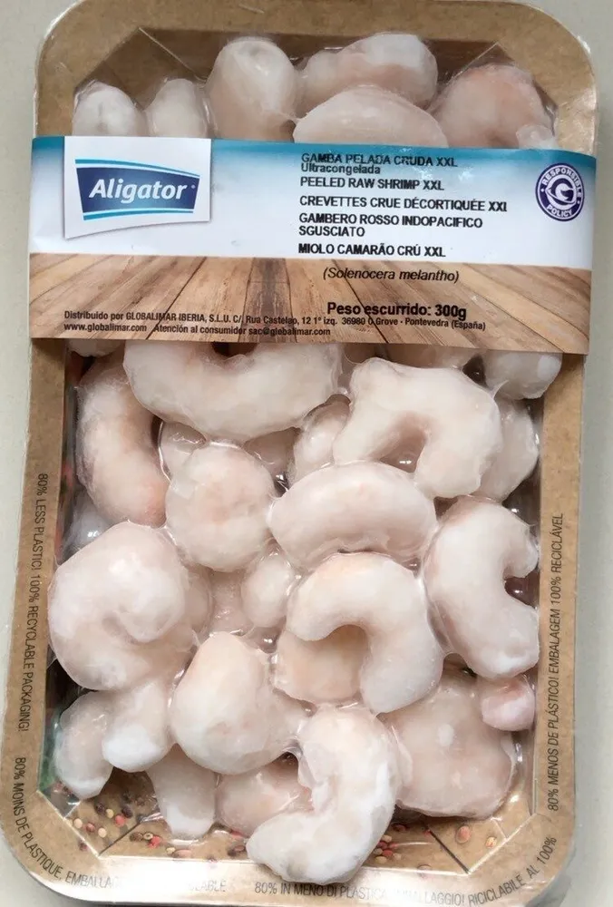 Gamba pelada cruda XXL