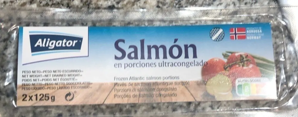 Salmon en porciones ultracongelado