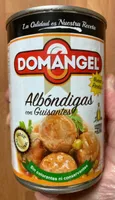Albóndigas con guisantes